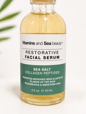 Vitamins And Sea Beauty Restorative Facial Serum - Sea Salt (Green)